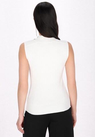 Tops en tricot 'Fashion Look' faina en blanc