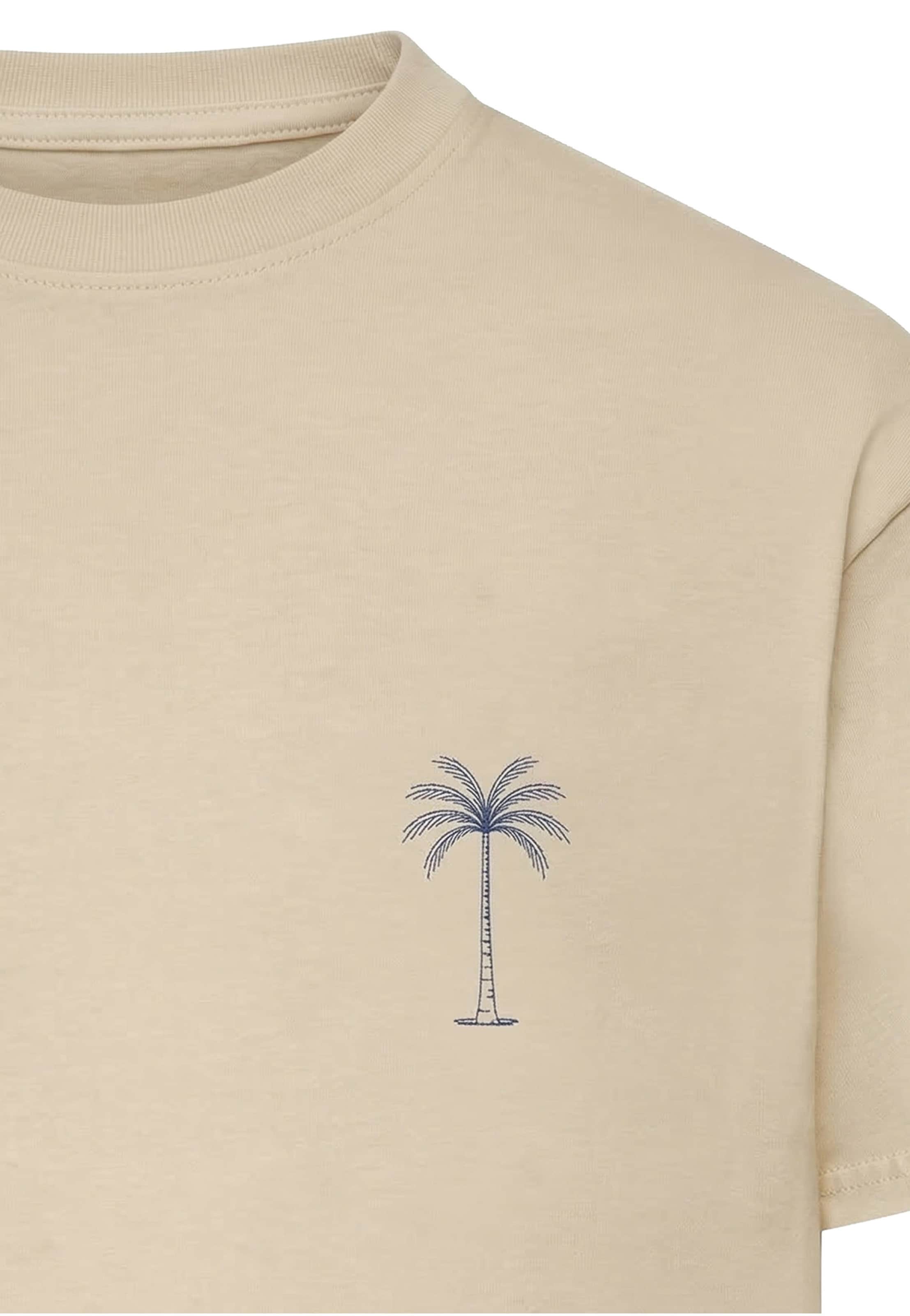 Maglietta 'Palm' di Urban Classics in beige