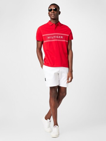 TOMMY HILFIGER Poloshirt in Rot