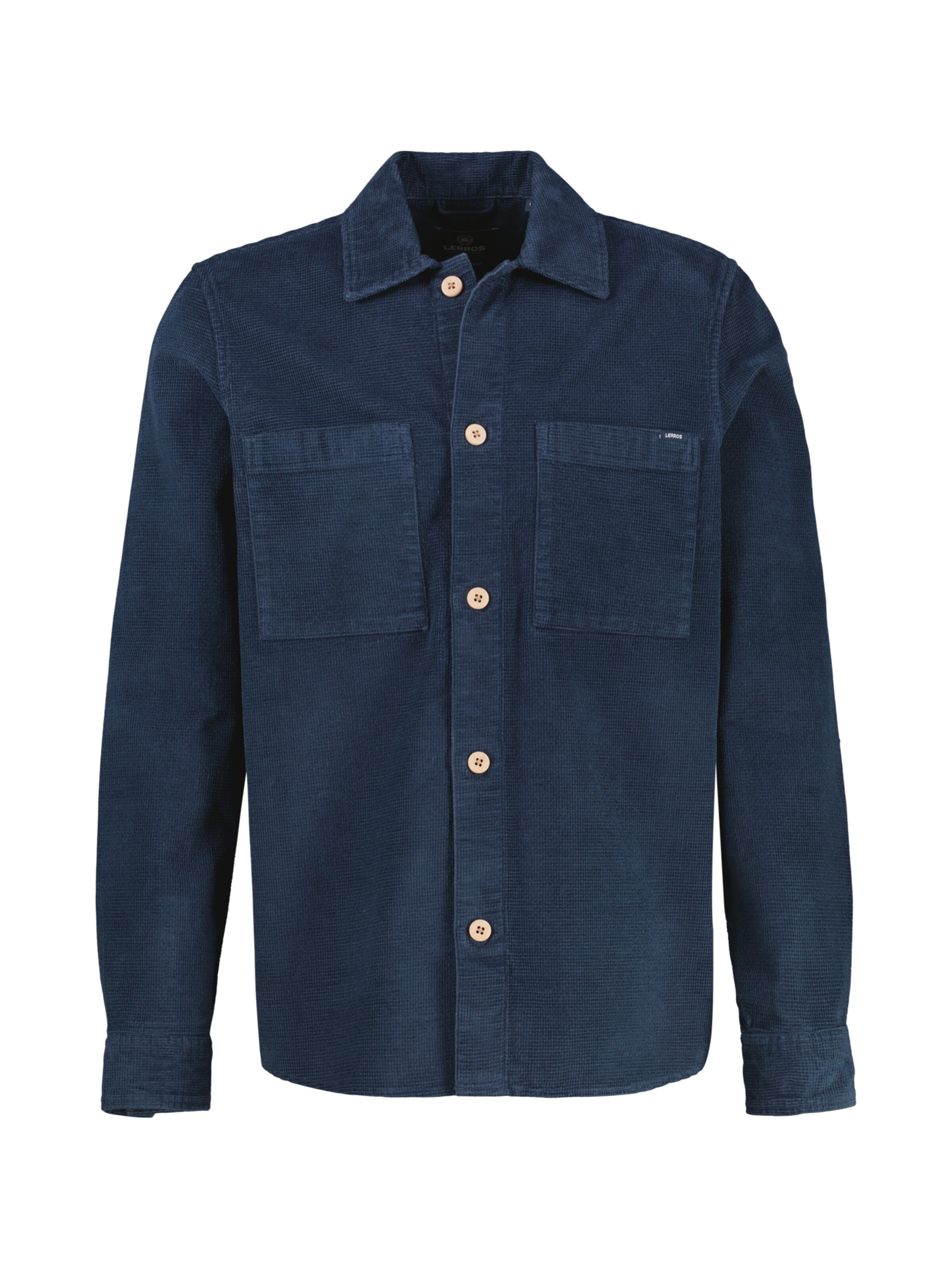 LERROS Regular fit Button Up Shirt in Blue: front