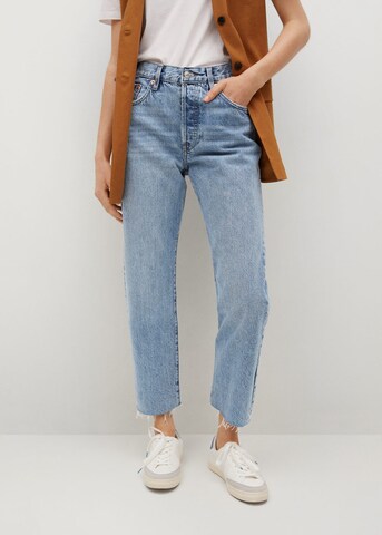 MANGO Regular Jeans in Blue: front