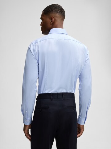 STRELLSON Slim fit Zakelijk overhemd 'Santos' in Blauw