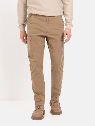 CAMEL ACTIVE Tapered Cargo Pants in Beige: front