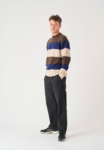 Cleptomanicx Sweater 'El Stripico' in Mixed colors