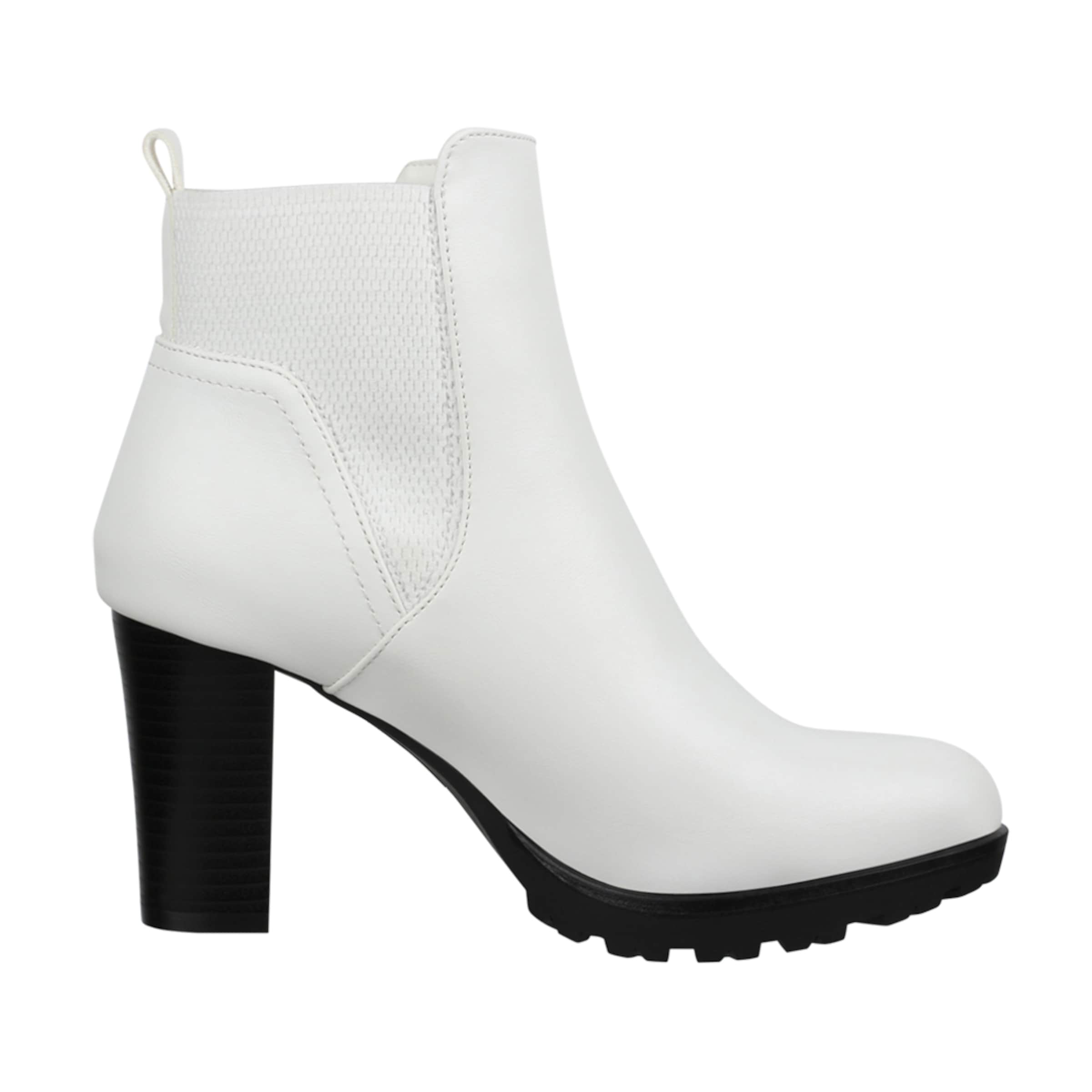 Boots chelsea di Elara in bianco