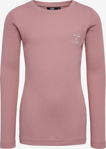 Hummel Shirt in Roze: voorkant