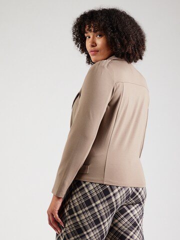 ONLY Carmakoma Between-Season Jacket 'CARGoldtrash' in Brown