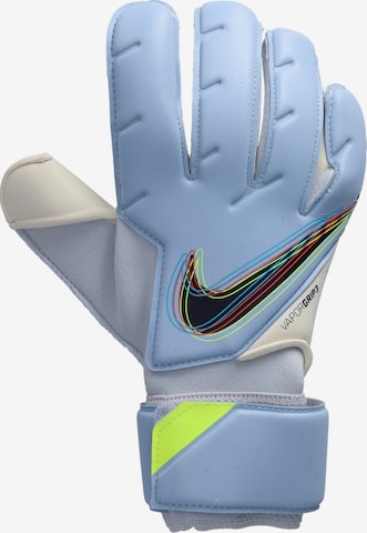 NIKE Athletic Gloves in Blue: front