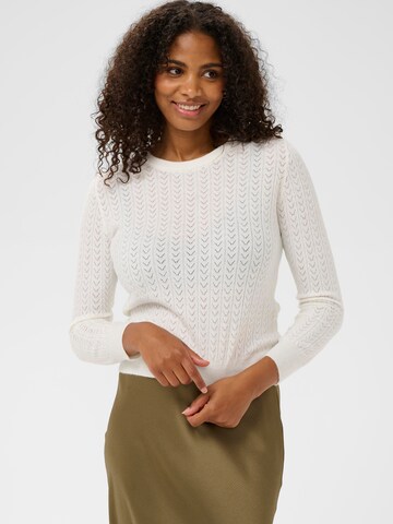 KaffePulover 'KALenia' - bijela boja: prednji dio