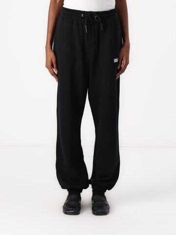 Effilé Pantalon KARL LAGERFELD JEANS en noir : devant