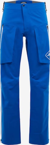 J.Lindeberg Regular Workout Pants 'Aerial' in Blue: front