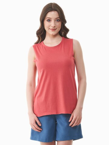 Organication Top in Red: front