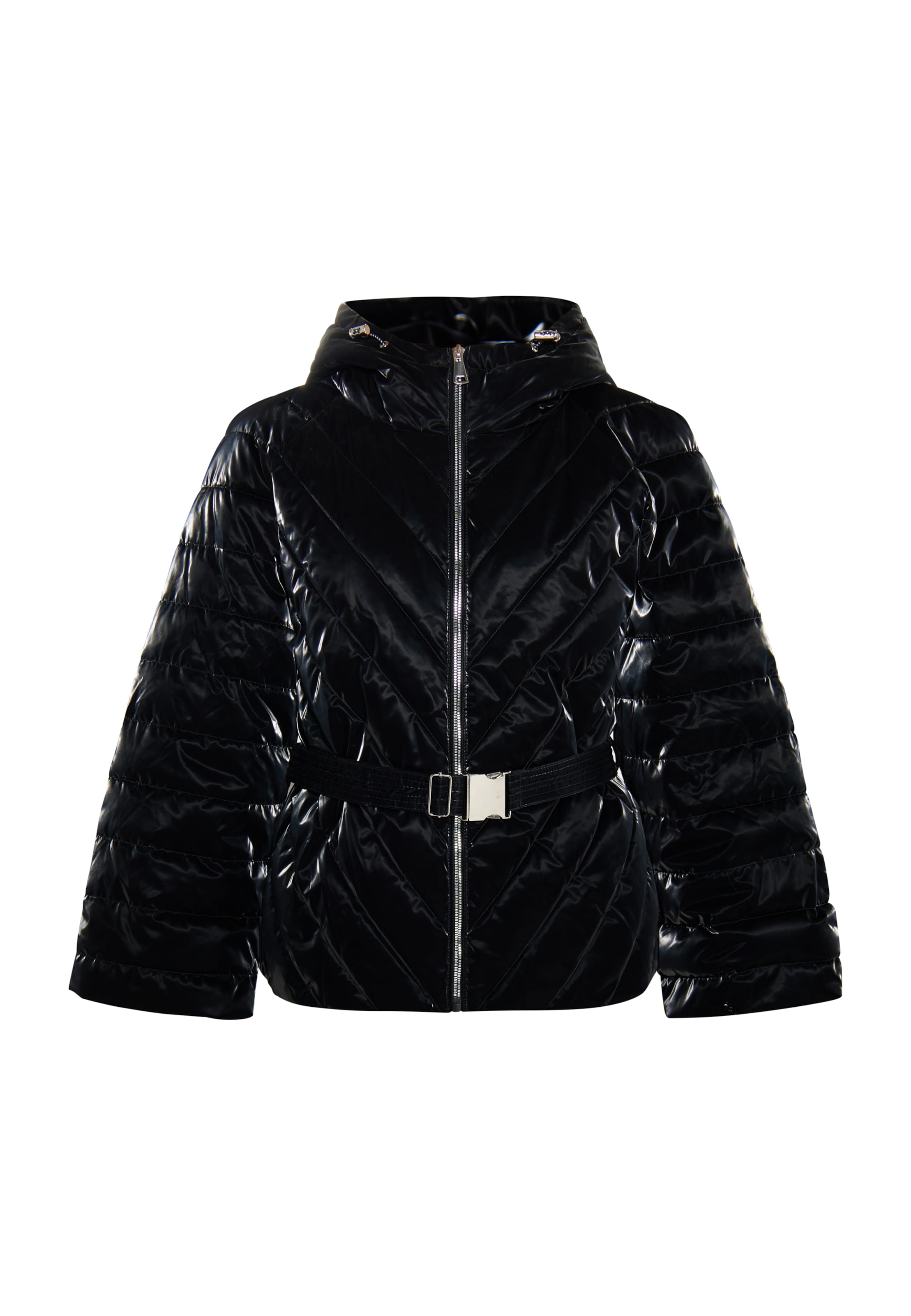 faina Zimná bunda 'Nally' - Čierna: predná strana