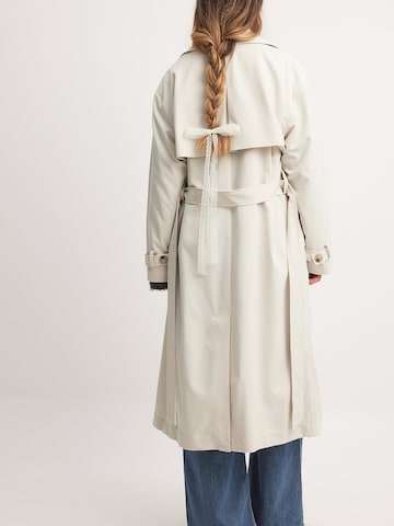 NA-KD Between-Seasons Coat in Beige