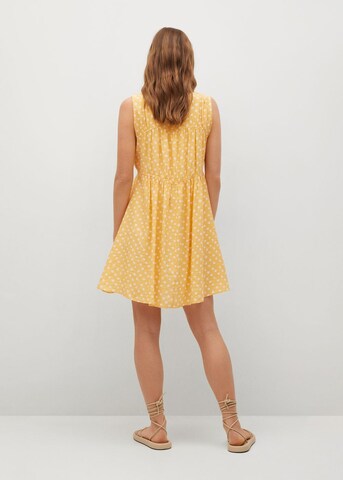 MANGO Summer Dress 'Mina' in Yellow