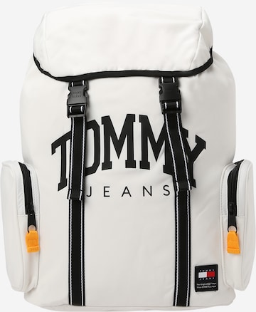 Tommy Jeans Rugzak in Wit: voorkant
