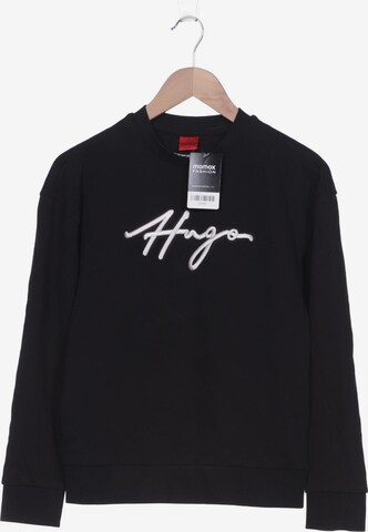 HUGO Red Sweatshirt & Zip-Up Hoodie in S in Black: front