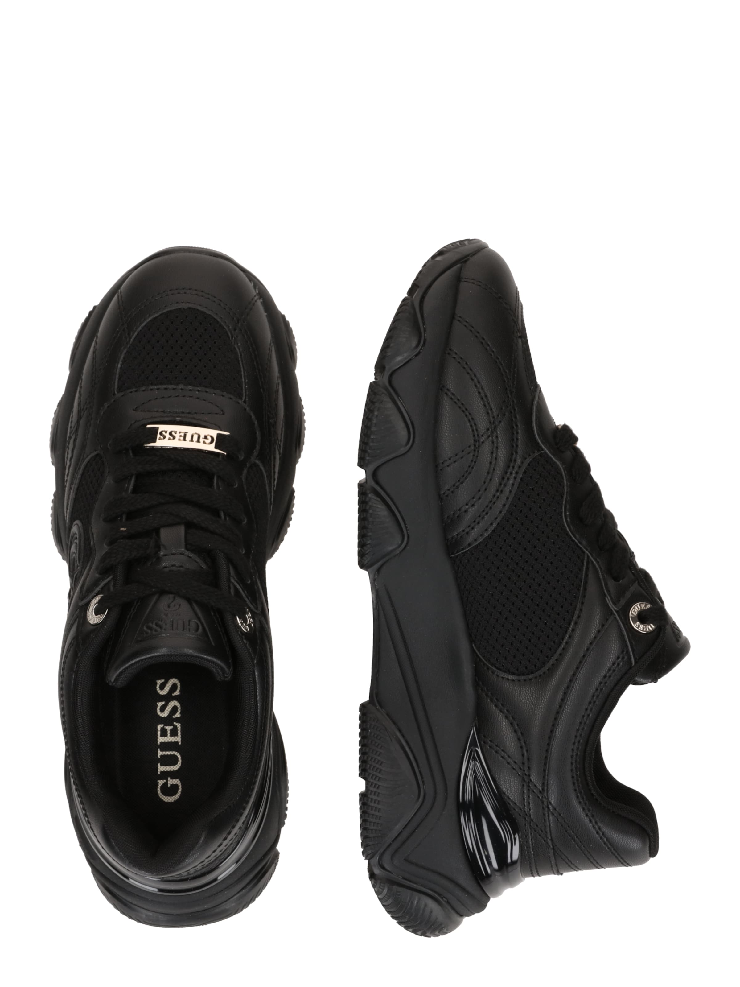 GUESS Σνίκερ χαμηλό 'Morriz' σε μαύρο