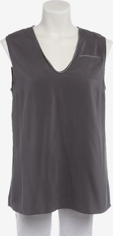 Brunello Cucinelli Top / Seidentop M in Grau: Vorderseite