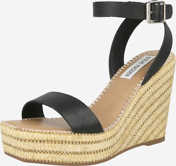 STEVE MADDENSandale s remenčićima 'Cassie' - crna boja: prednji dio