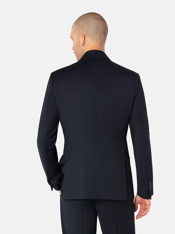 BENVENUTO Slim fit Suit 'Romeo Nero' in Blue