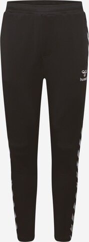 Regular Pantaloni sport 'Nathan 2.0' de la Hummel pe negru: față