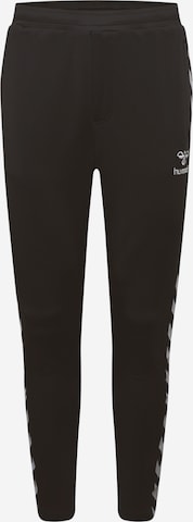 HummelSportske hlače 'Nathan' - crna boja: prednji dio