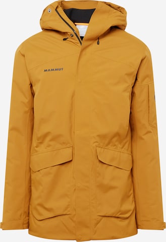MAMMUT Outdoor jacket 'Chamuera' in Yellow: front