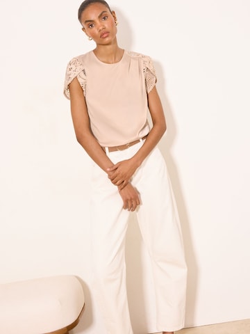 Lipsy Blouse in Beige