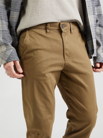 INDICODE JEANS Regularen Chino hlače 'Rafle' | zelena barva