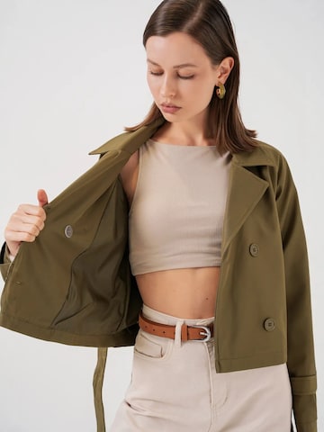 Manteau mi-saison Bigdart en vert