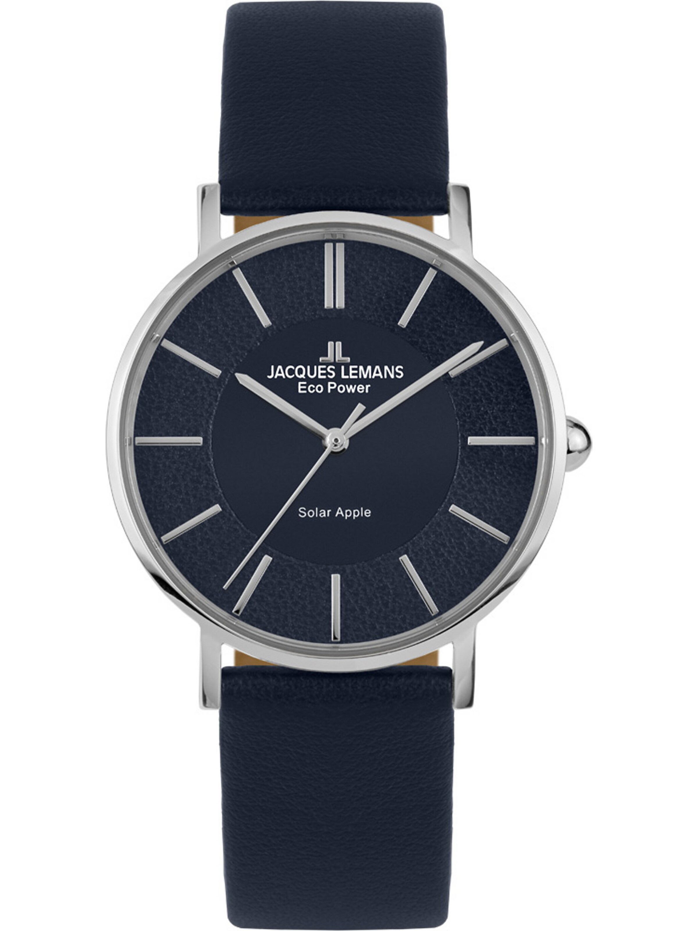 Jacques Lemans Uhr in Blau: Vorderseite