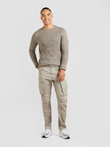 JACK & JONES Pullover 'JJELEWIS' in Beige