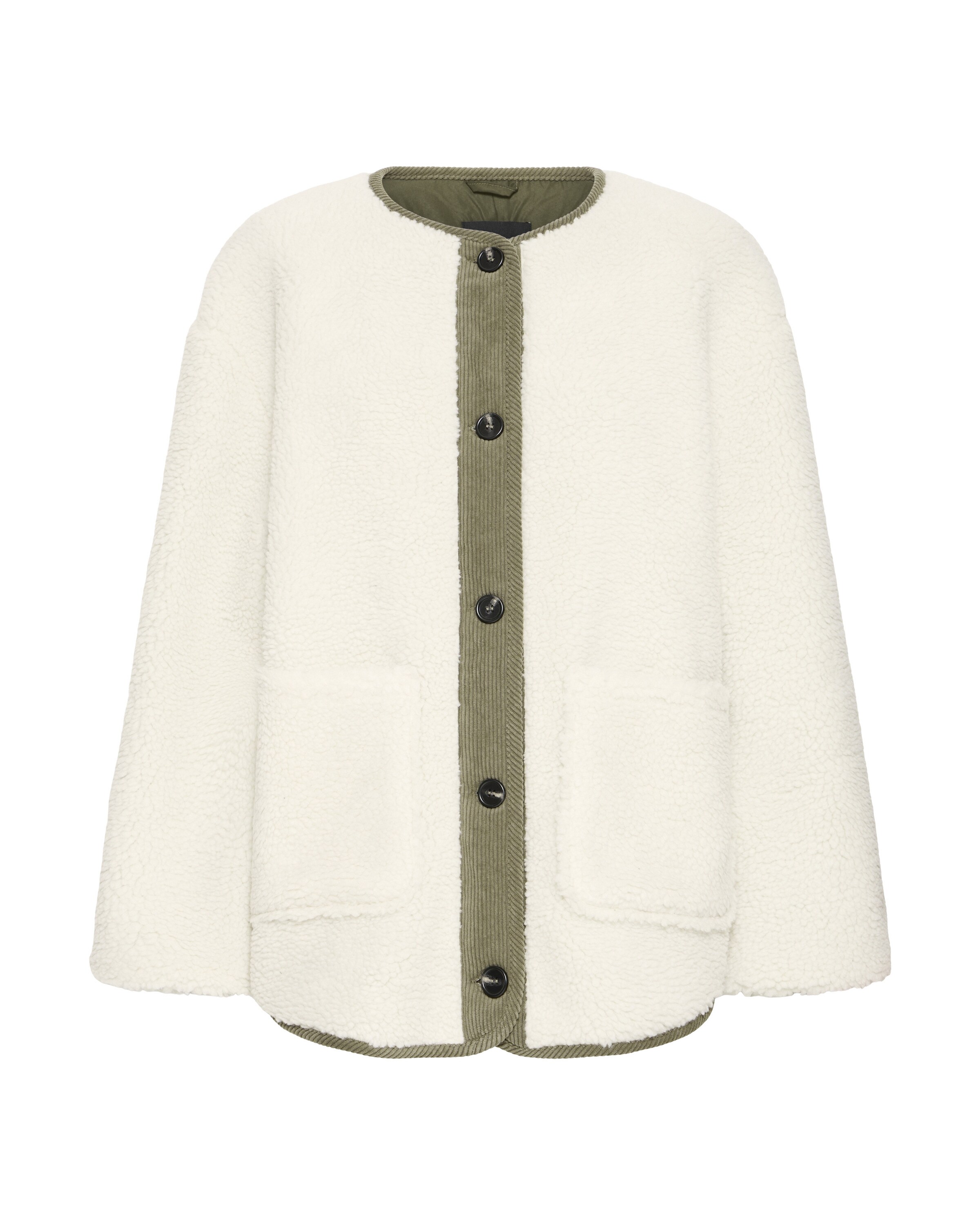 b.young Between-season jacket 'PILE' in Beige: front