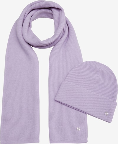 COMMA Set: Mütze und Schal in lila, Produktansicht
