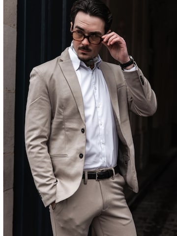 Regular fit Giacca business da completo ' The Original ' di TEESHOPPEN in beige