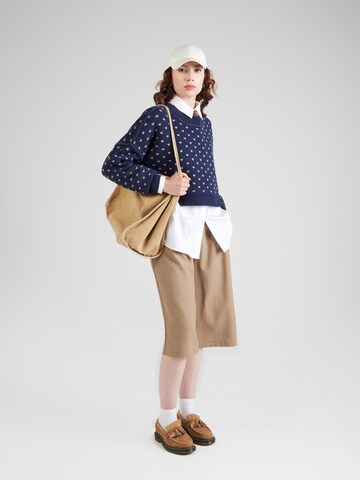 Pull-over Free People en bleu