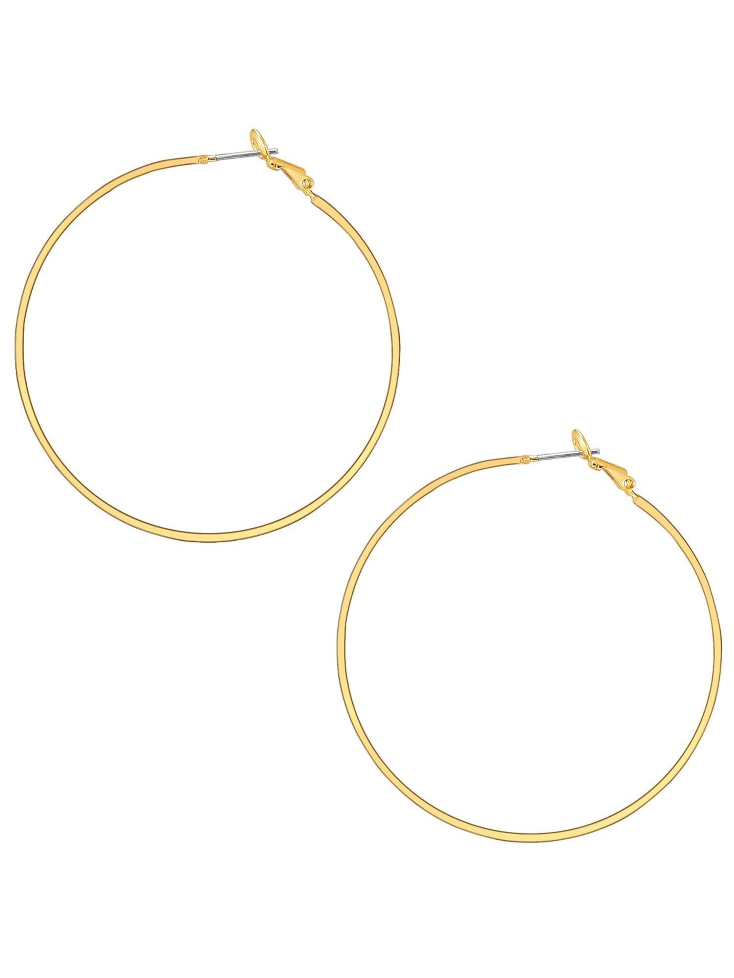 Boucles d'oreilles Lulu & Jane en or : devant