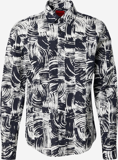 HUGO Košulja 'Ermo' u morsko plava / bijela, Pregled proizvoda