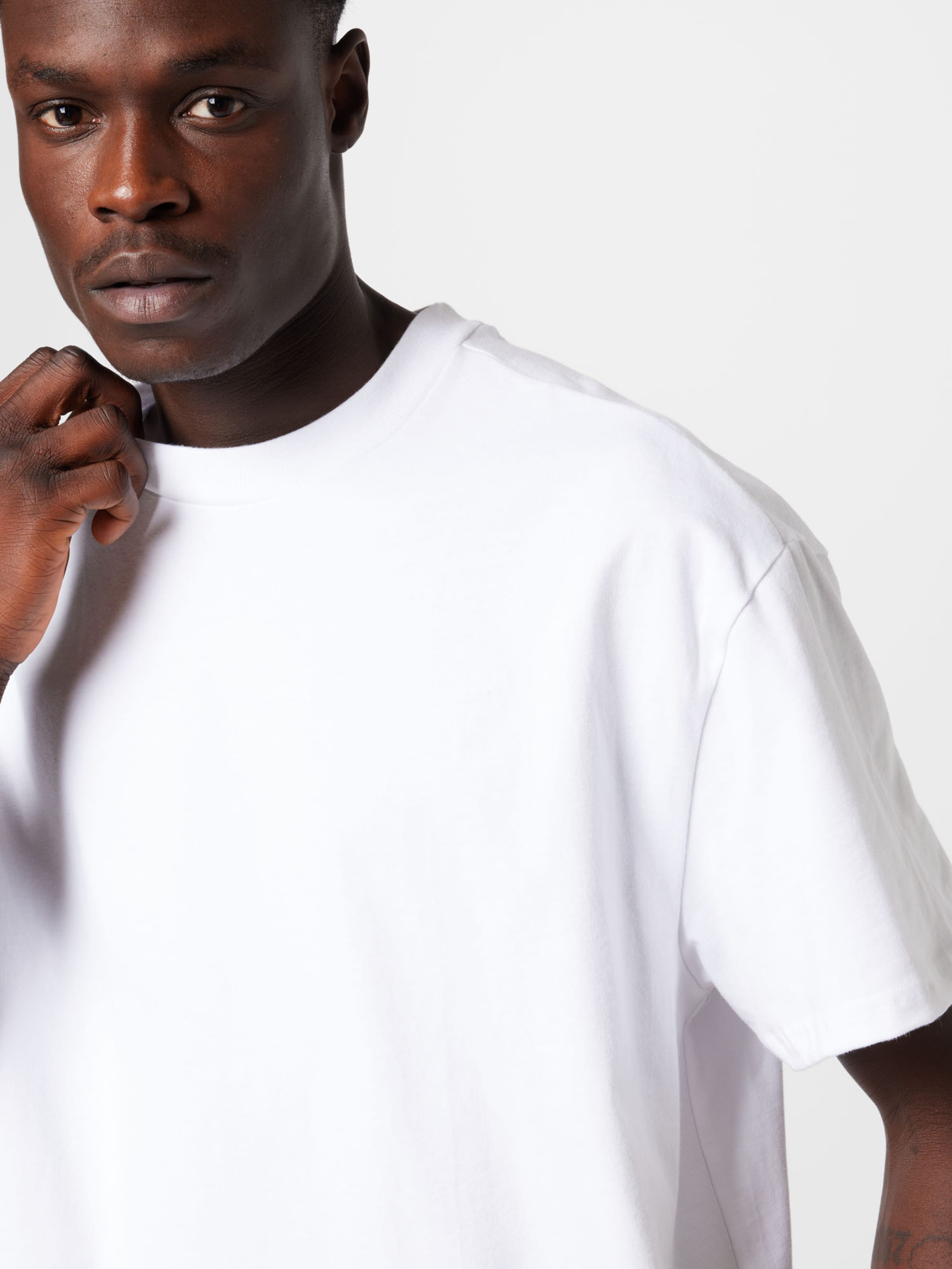 Männer Shirts WEEKDAY Herren - Shirts & Polos 'Great T-shirt' in Weiß - XC73649