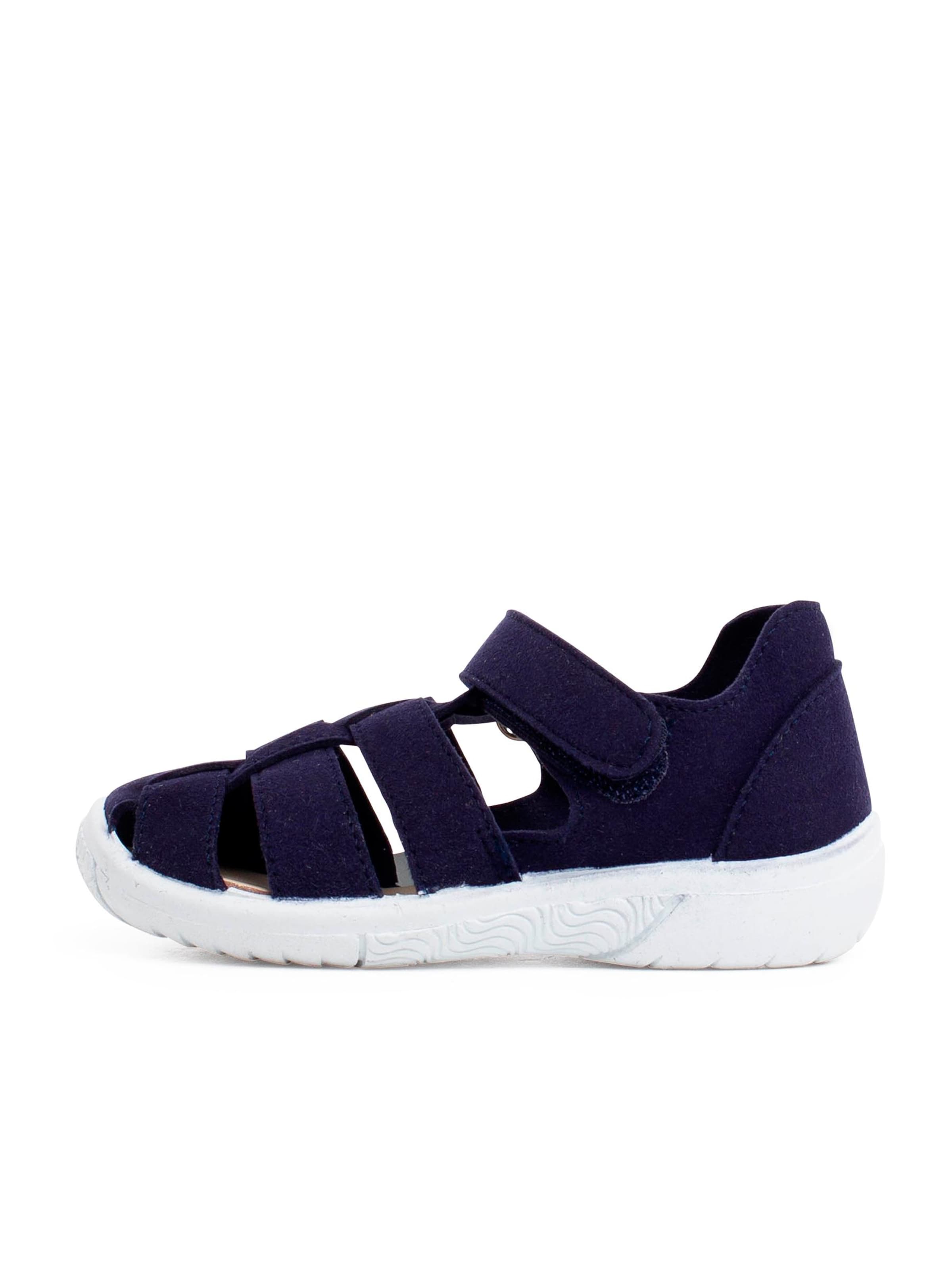 Pisamonas First-Step Shoes in Blue: front