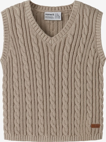 NAME IT - Jersey en beige: frente