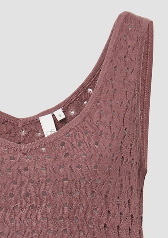 Tops en tricot QS en rose