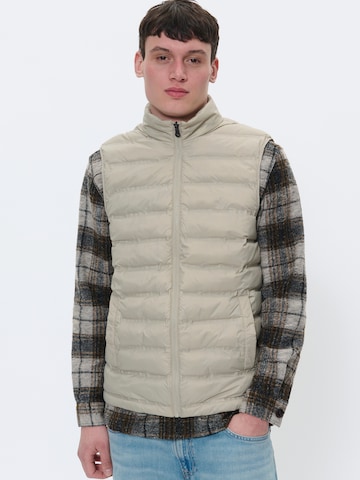 Matinique - Chaleco 'MASalvatore' en gris: frente