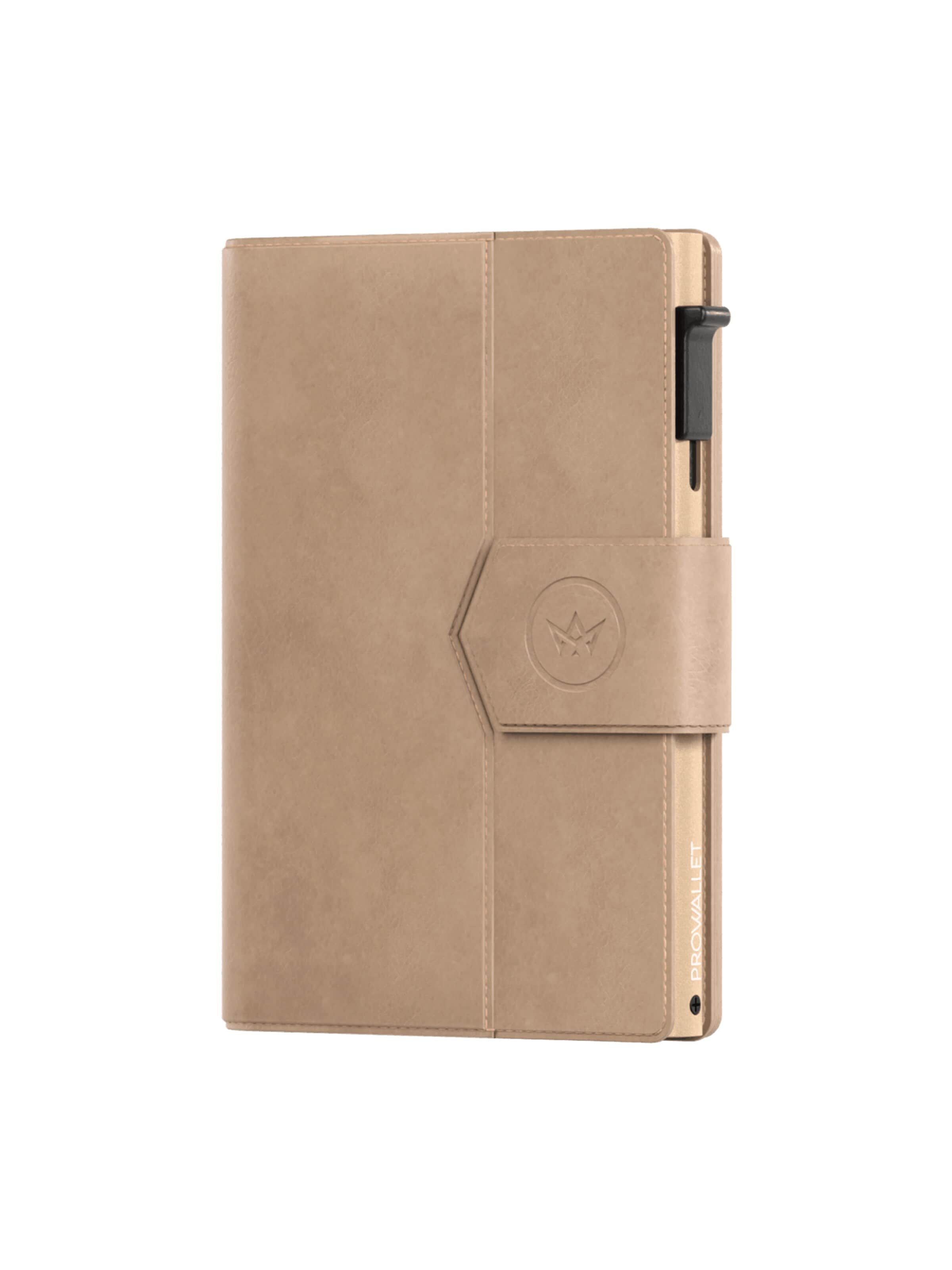 Prowallet Wallet 'Pasjeshouder Plus' in Beige