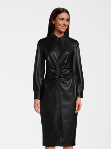 Orsay Shirt Dress 'Quiltruff' in Black: front