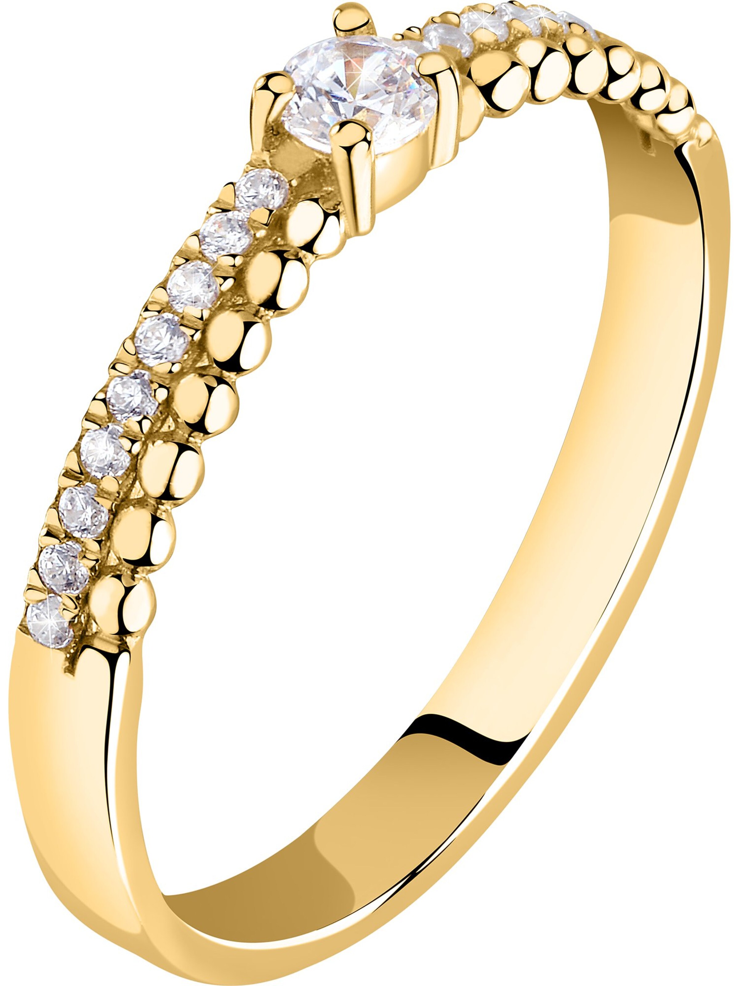 Live Diamond Ring in Gold: Vorderseite