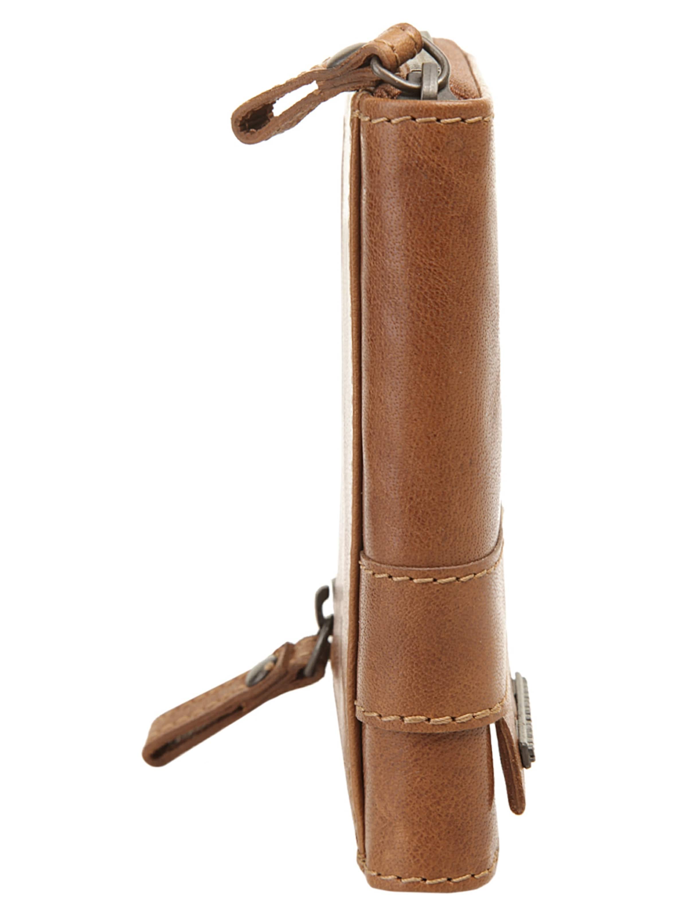 Spikes & Sparrow Portemonnaie 'Spikes & Sparrow Geldbörse RFID'‌‌‌‌‌‌ in Braun