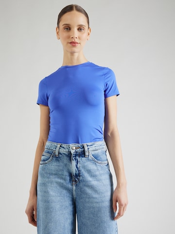 WEEKDAY T-Shirt 'Fine' in Blau: predná strana