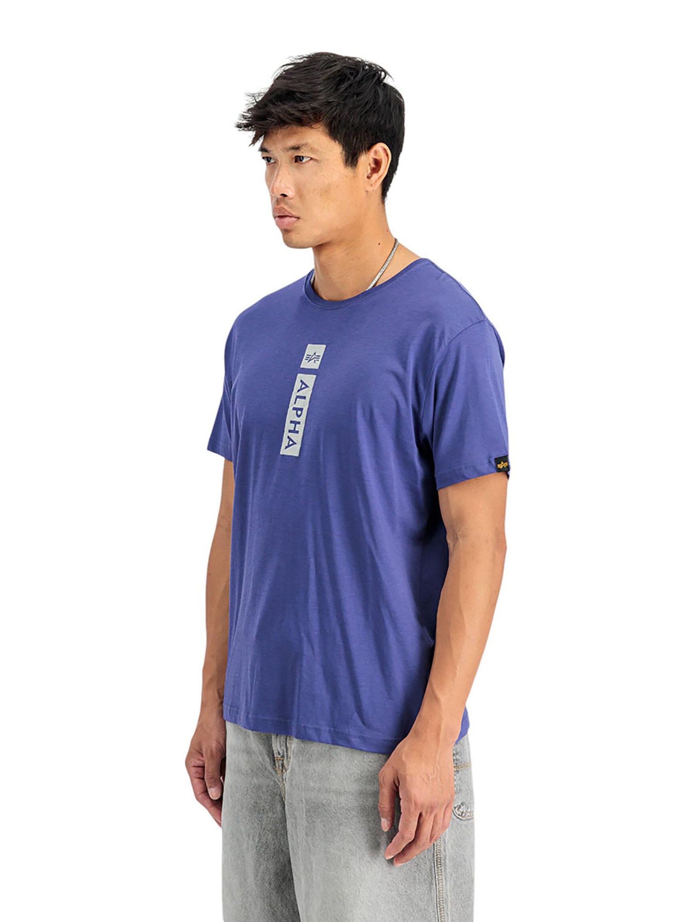 ALPHA INDUSTRIES Shirt 'Alpha PP' in Lila